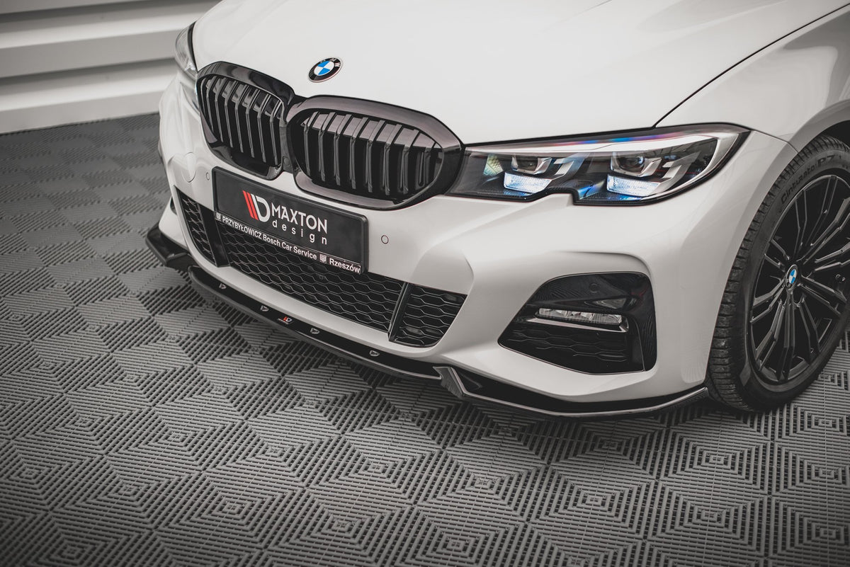 Street+ Spoilerlippe Front Ansatz V.4 passend für BMW 3er G20 / G21 M-Paket schwarz Hochglanz – Ansicht 3