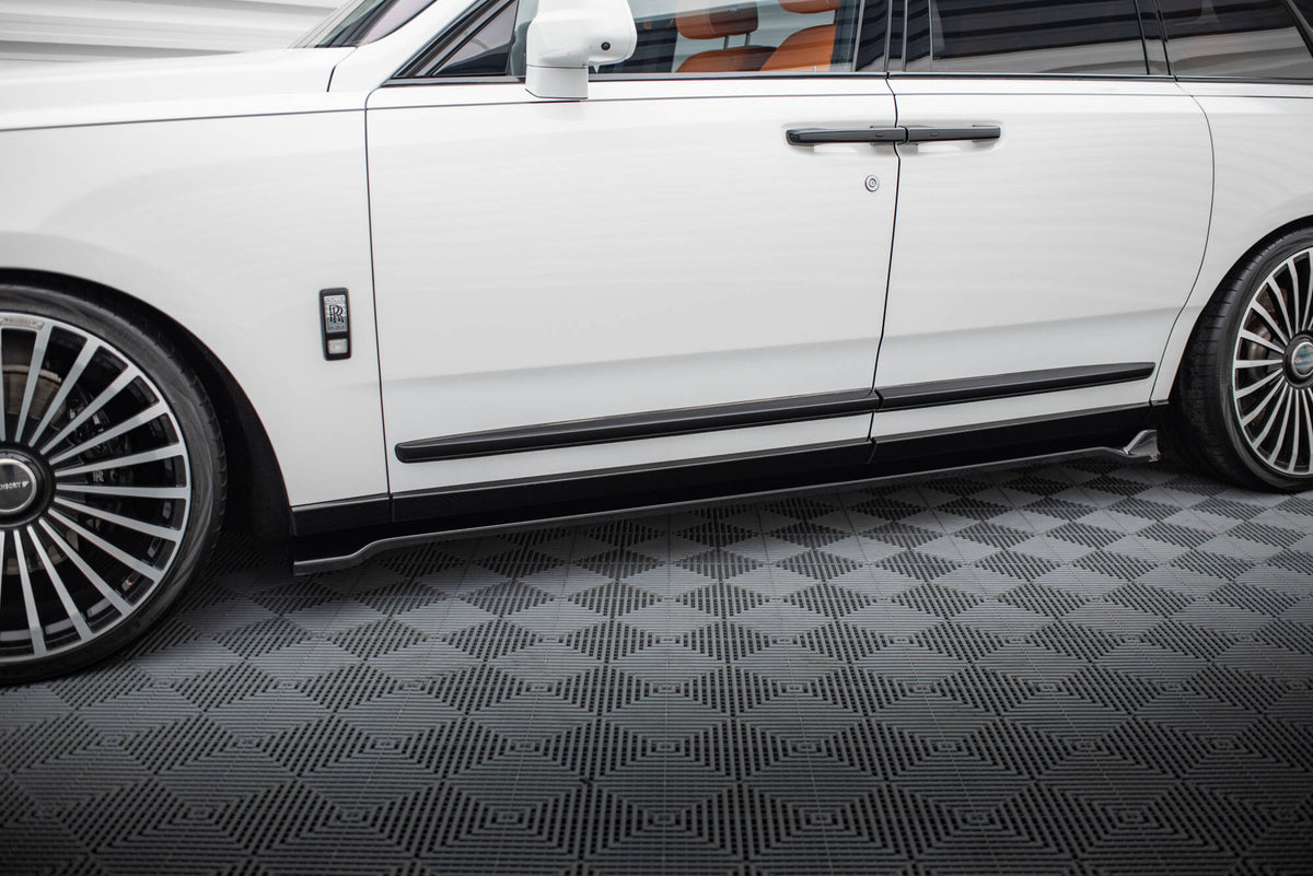 Street+ Seitenschweller Leisten passend für Rolls Royce Cullinan schwarz Hochglanz – Ansicht 3