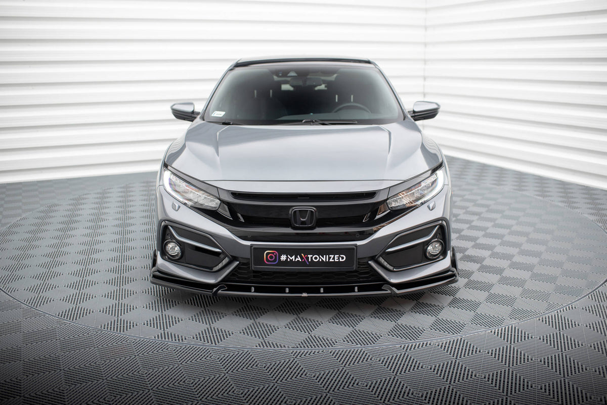 Street+ Spoilerlippe Front Ansatz + Flaps passend für Honda Civic Sport Mk 10 – Ansicht 1