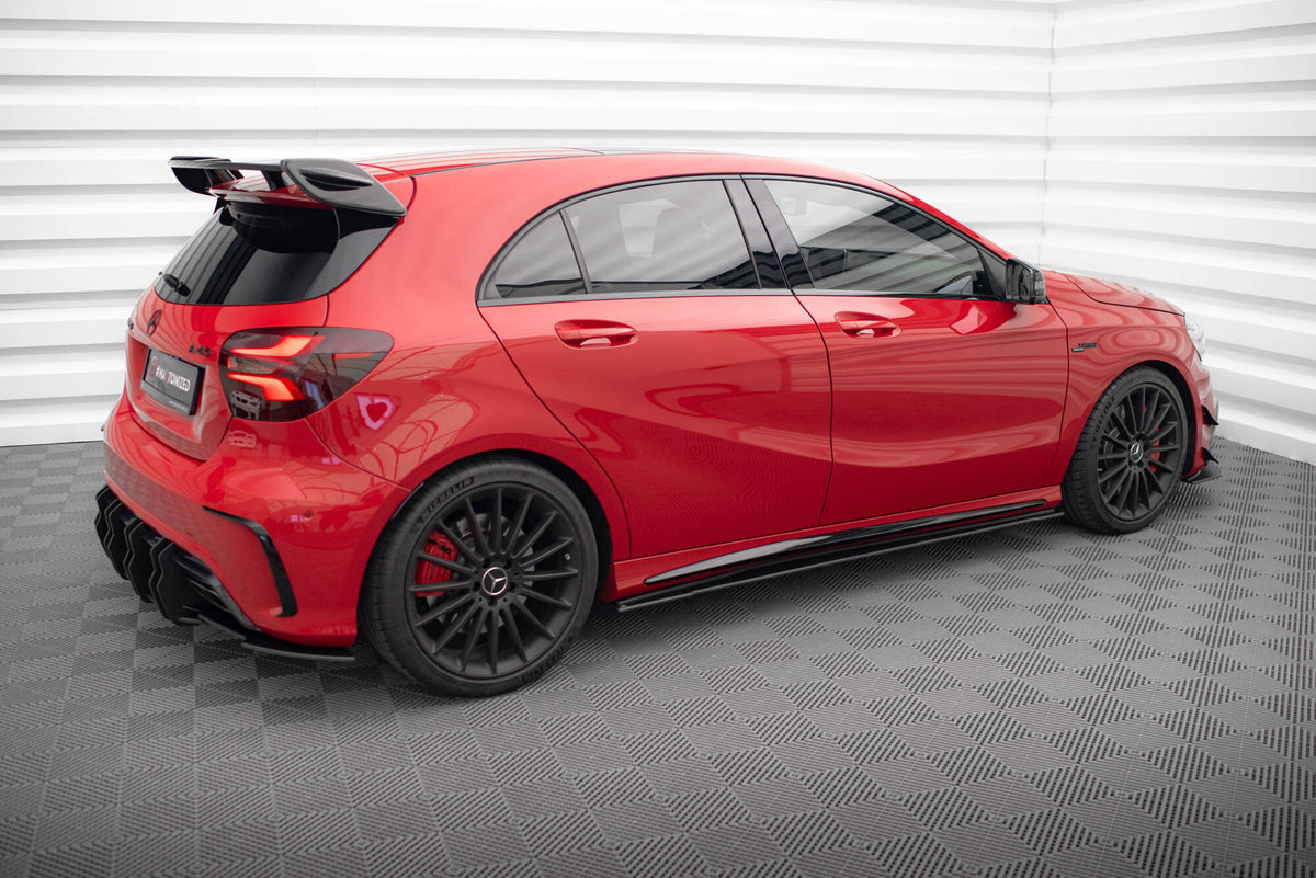 Street Pro Street+ Seitenschweller Leisten passend für Mercedes-Benz A 45 AMG W176 Facelift – Ansicht 6