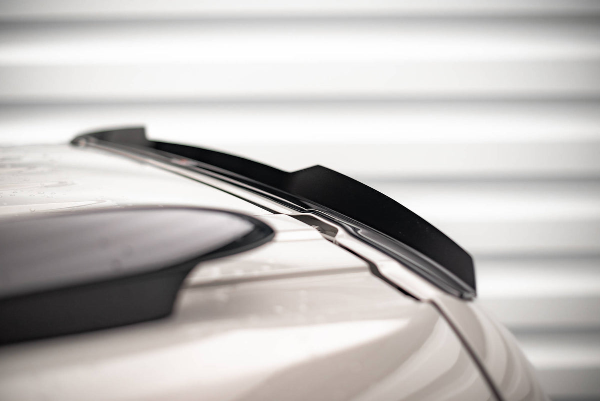 Heckspoiler Lippe Citroen Berlingo Mk3 schwarz Hochglanz – Ansicht 1