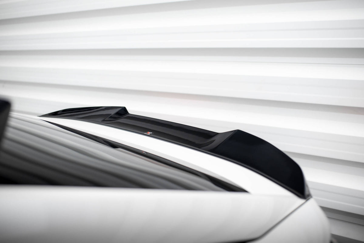 Niedriger Heckspoiler Lippe 3D Peugeot 408 Mk1 schwarz Hochglanz – Ansicht 5