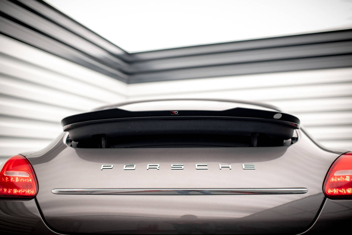 Heckspoiler Lippe Porsche Panamera / Panamera Diesel 970 schwarz Hochglanz – Ansicht 6