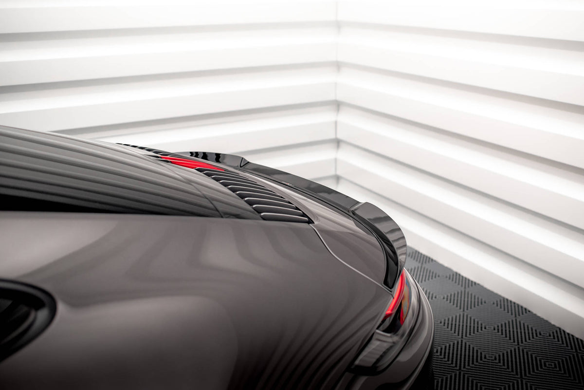 Heckspoiler Lippe Porsche 911 Carrera 4S 992 schwarz Hochglanz – Ansicht 6