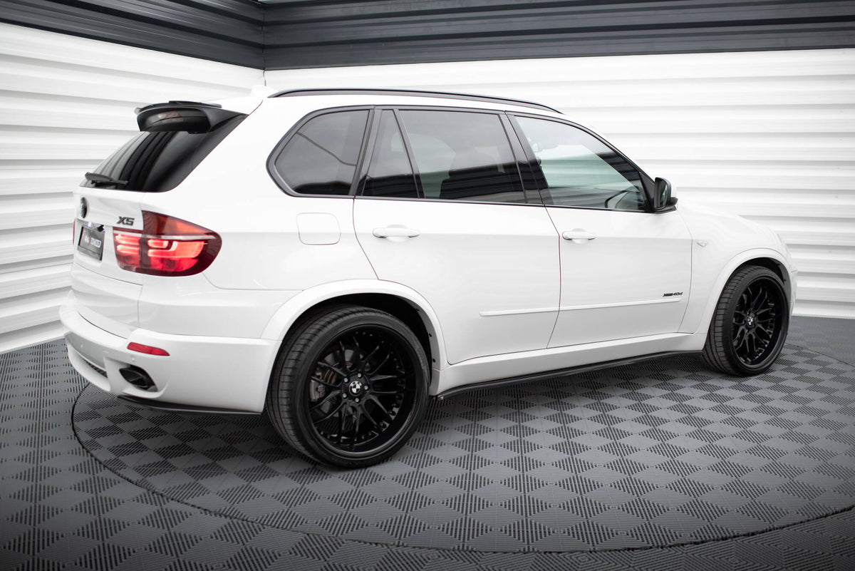 Street+ Seitenschweller Leisten passend für BMW X5 M-Paket E70 Facelift  schwarz Hochglanz – Ansicht 3