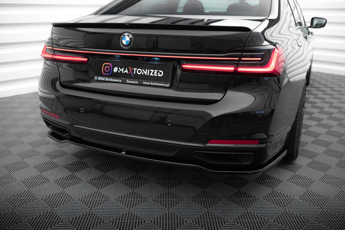 Heckansatz BMW 7 G11 / G12 Facelift schwarz Hochglanz – Ansicht 3
