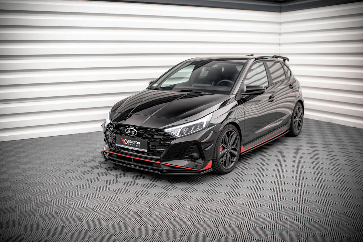 Street+ Seitenschweller Leisten passend für Hyundai I20 N Mk3 schwarz Hochglanz – Ansicht 3
