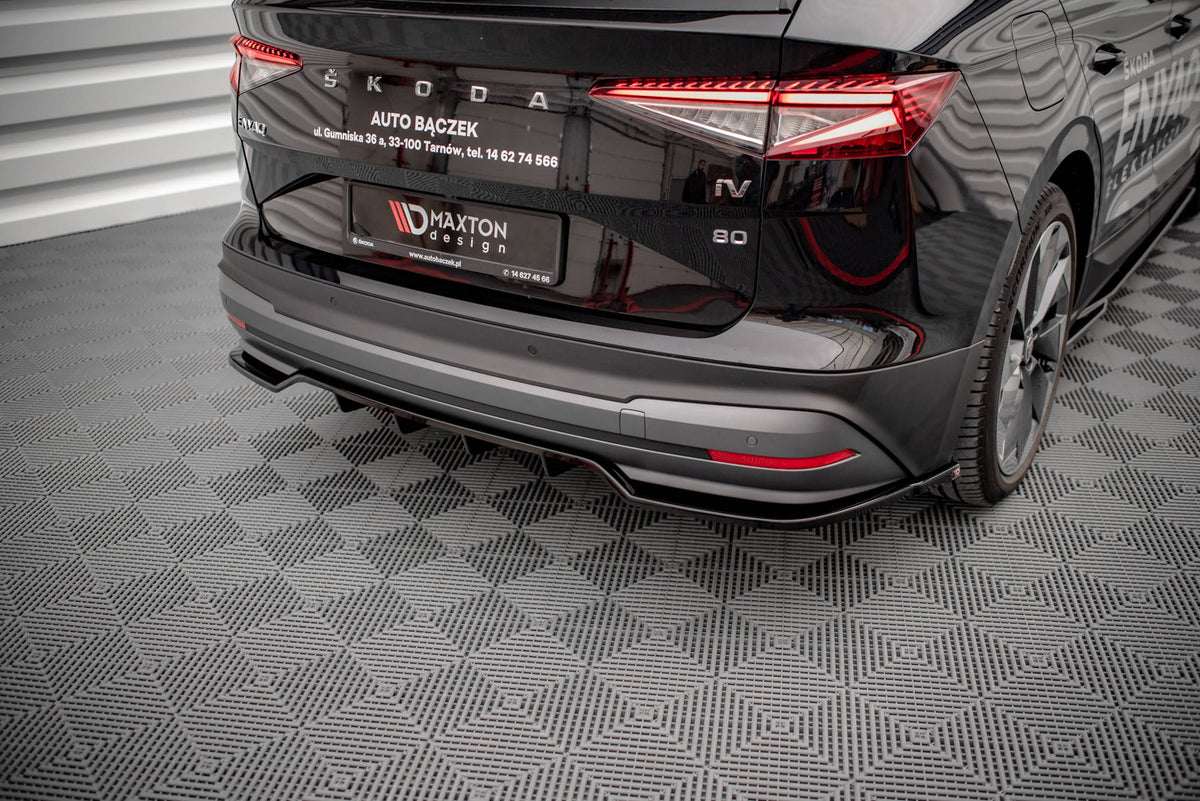 Street+ Mittlerer Diffusor RACE passend für Skoda Enyaq iV schwarz Hochglanz – Ansicht 6