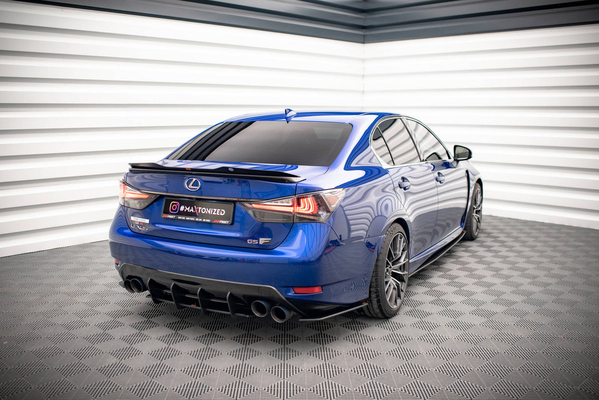 Street Pro Heck Ansatz Flaps Diffusor passend für Lexus GS F Mk4 Facelift – Ansicht 1