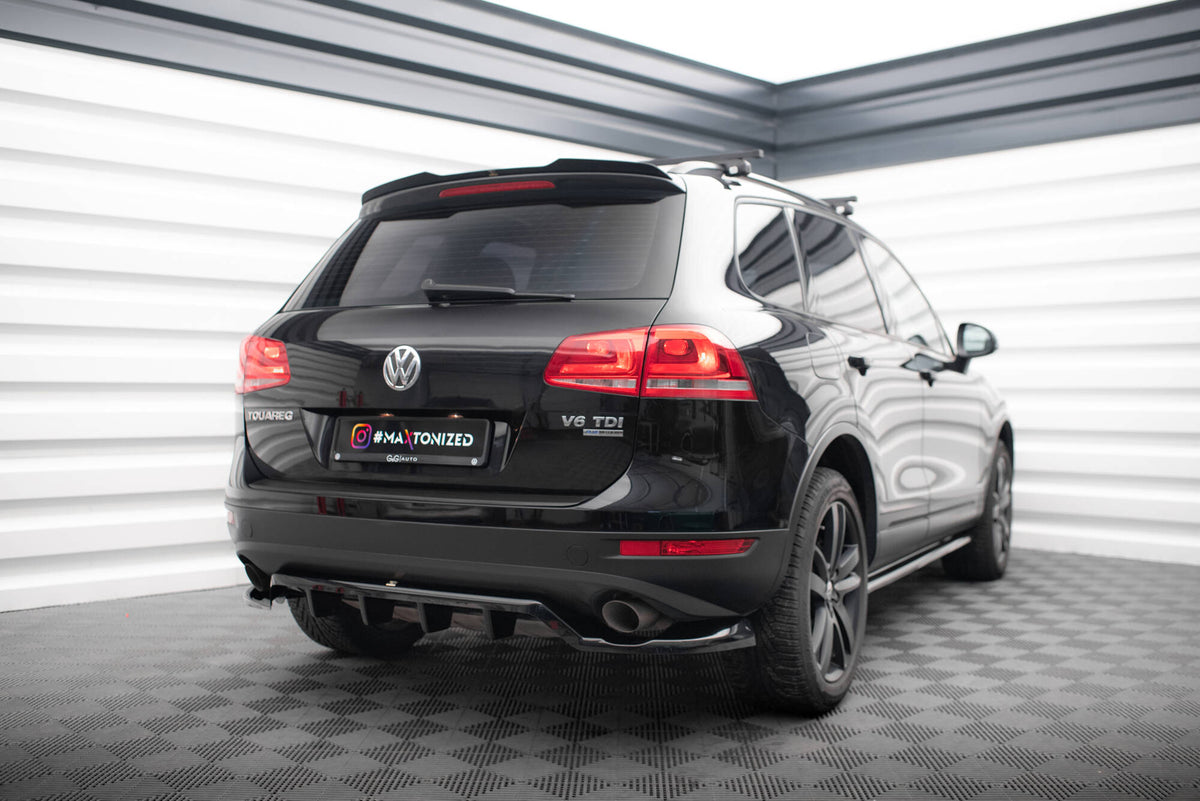 Heckspoiler Lippe VW Touareg Mk2 schwarz Hochglanz – Ansicht 4
