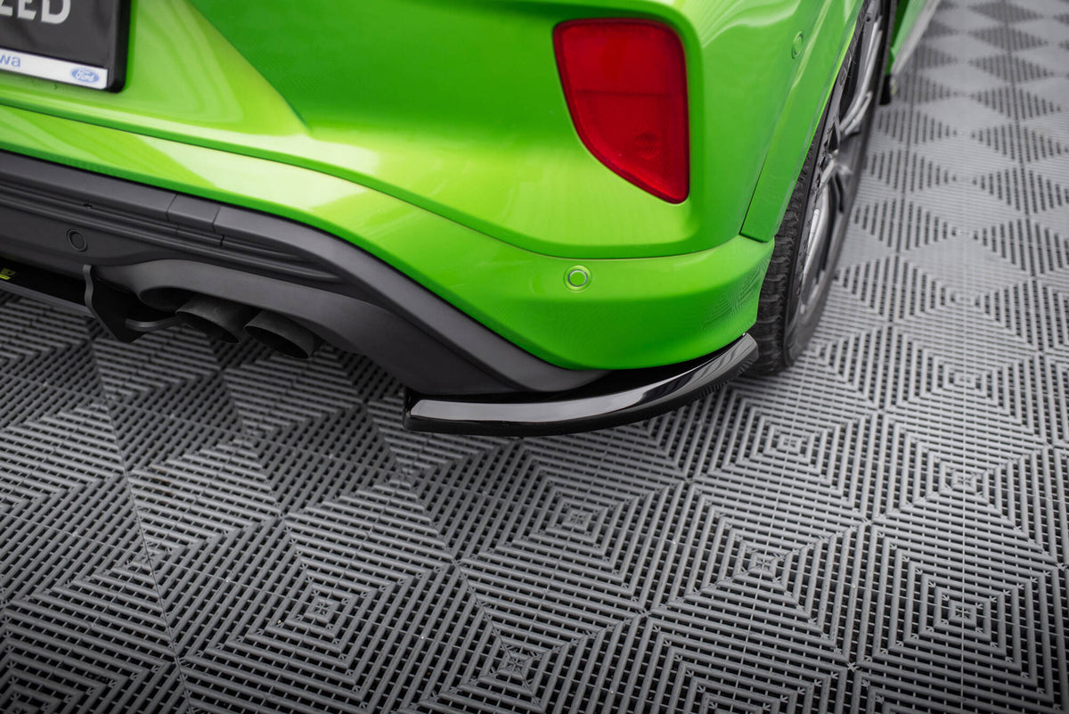 Heck Ansatz Flaps Diffusor passend für Ford Puma ST Mk1 schwarz Hochglanz – Ansicht 3