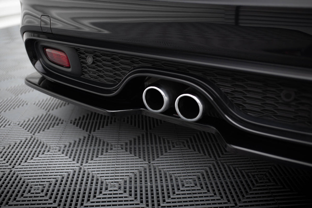 Heckansatz Mini Cooper S F56 / F56 Facelift  schwarz Hochglanz – Ansicht 3