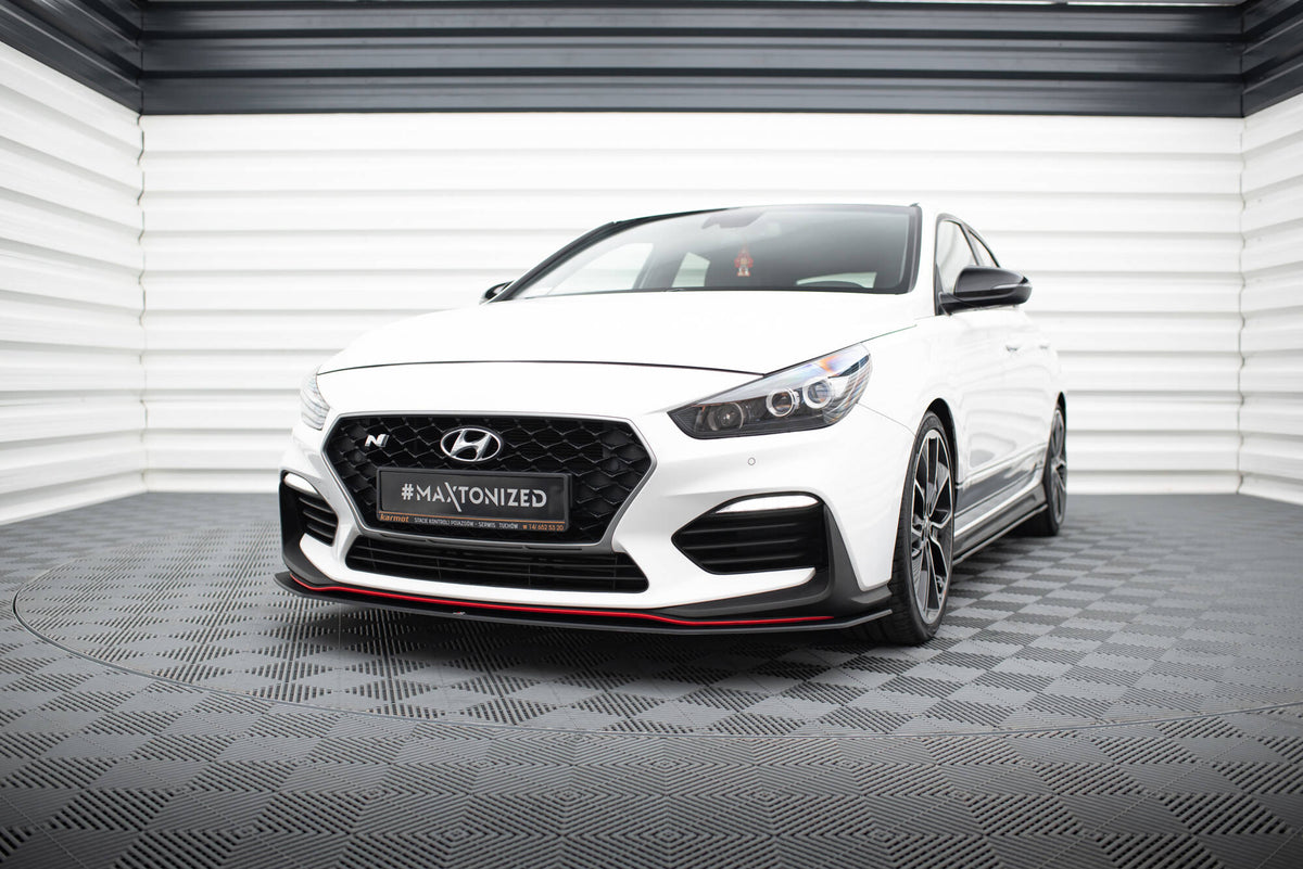 Street Pro Street+ Spoilerlippe Front Ansatz passend für Hyundai I30 N Mk3 Hatchback / Fastback – Ansicht 3