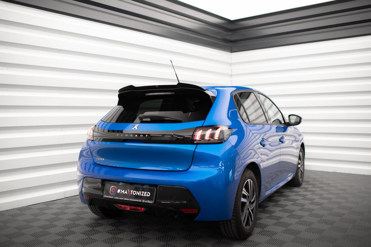 Heckspoiler Lippe V.1 Peugeot 208 Mk2 schwarz Hochglanz – Ansicht 1