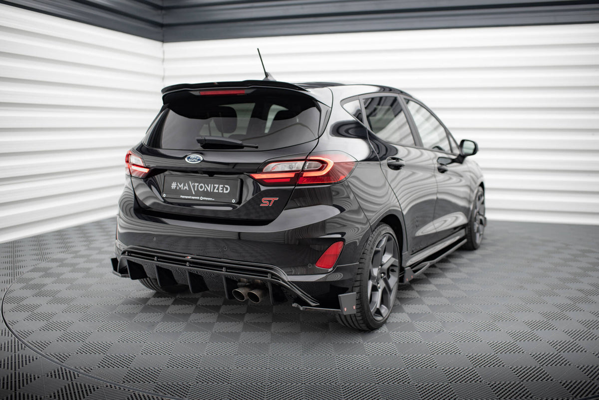 Heck Ansatz Flaps Diffusor passend für V.4 + Flaps Ford Fiesta ST Mk8 – Ansicht 1