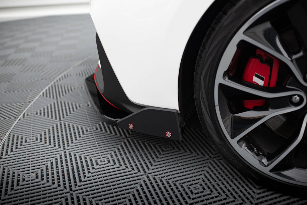 Street+ Spoilerlippe Front Ansatz V.6 + Flaps passend für Hyundai I30 N Mk3 Hatchback/Fastback – Ansicht 6