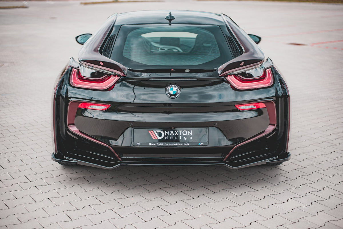 Heckansatz BMW i8 schwarz Hochglanz – Ansicht 3