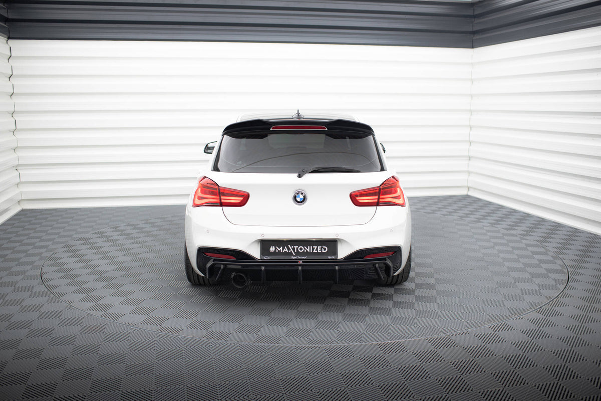 Diffusor Heck Ansatz V.3 passend für BMW 1er M-Paket F20 Facelift (Einzelauspuff li.) – Ansicht 3