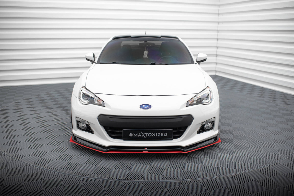Front Ansatz V.3 für Subaru BRZ schwarz Hochglanz – Ansicht 1