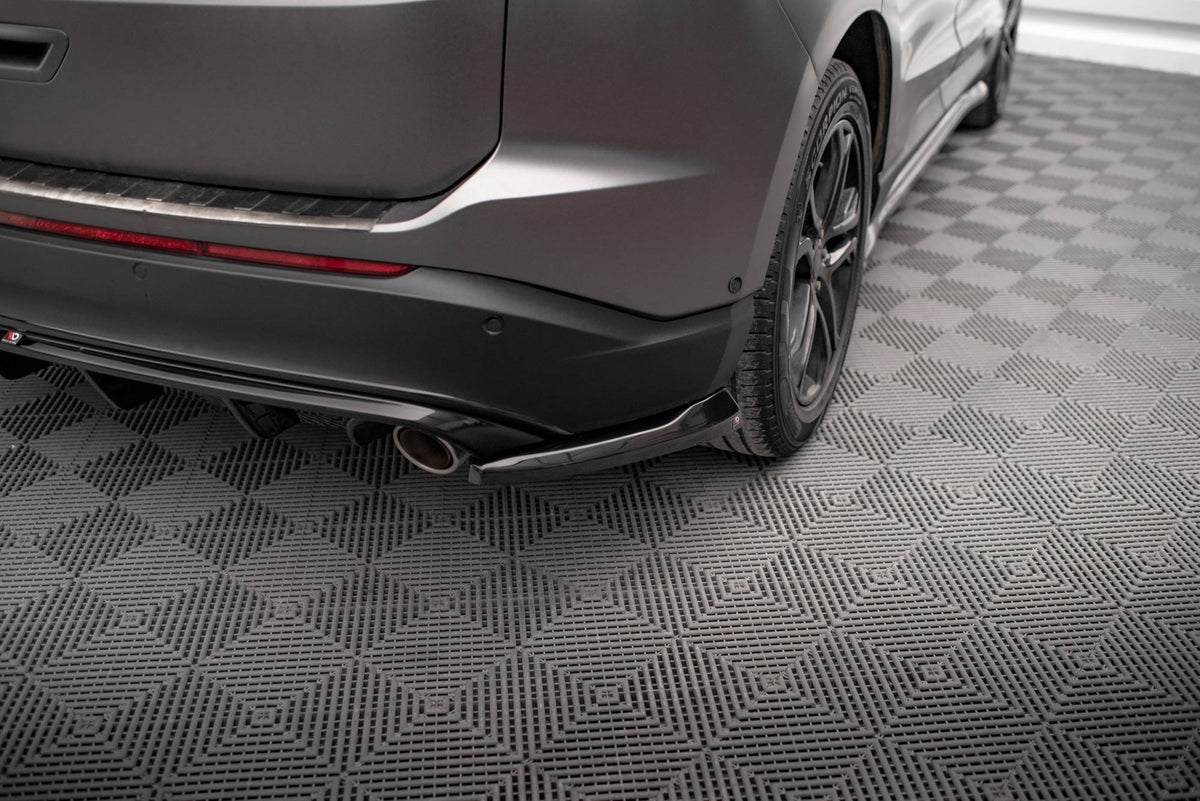 Heck Ansatz Flaps Diffusor V.2 passend für Ford Edge Mk2 schwarz Hochglanz – Ansicht 3