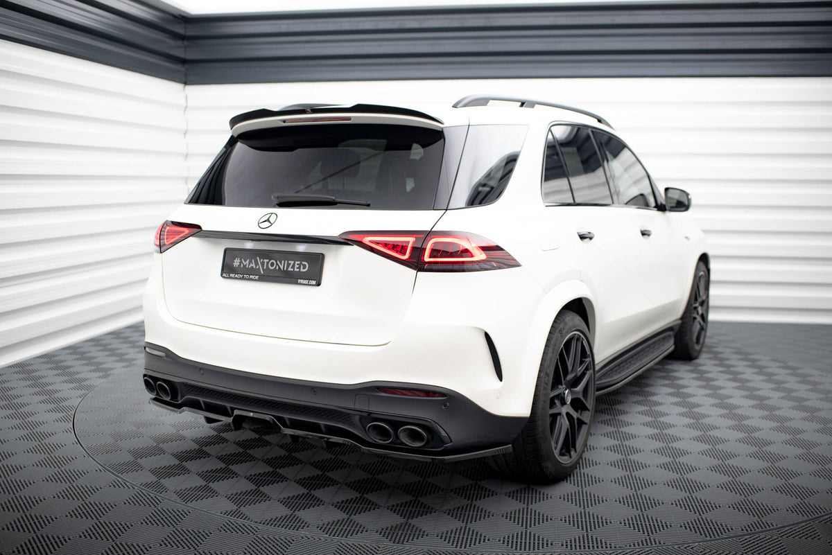 Street+ Mittlerer Diffusor RACE passend für Mercedes-AMG GLE 53 / 63 W167 / W167 Facelift schwarz Hochglanz – Ansicht 4
