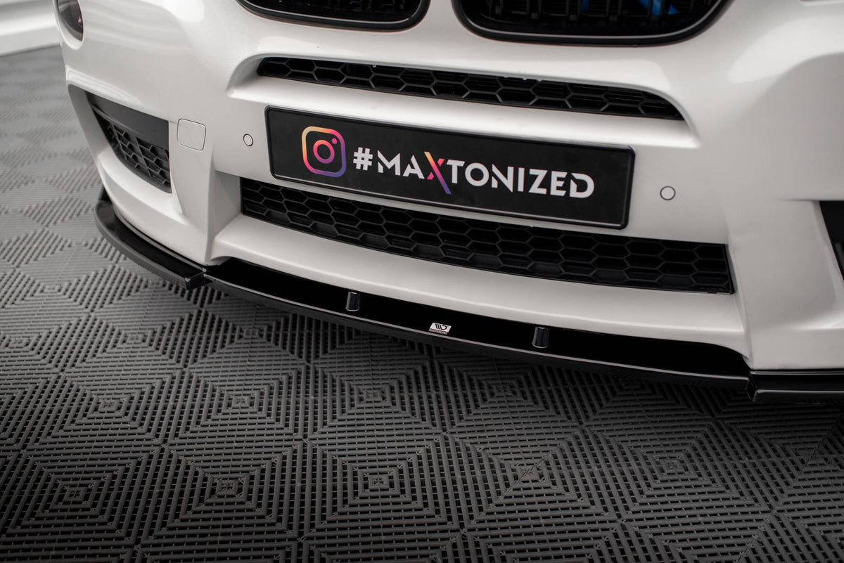 Street+ Spoilerlippe Front Ansatz passend für BMW X3 M-Paket F25 schwarz Hochglanz – Ansicht 3