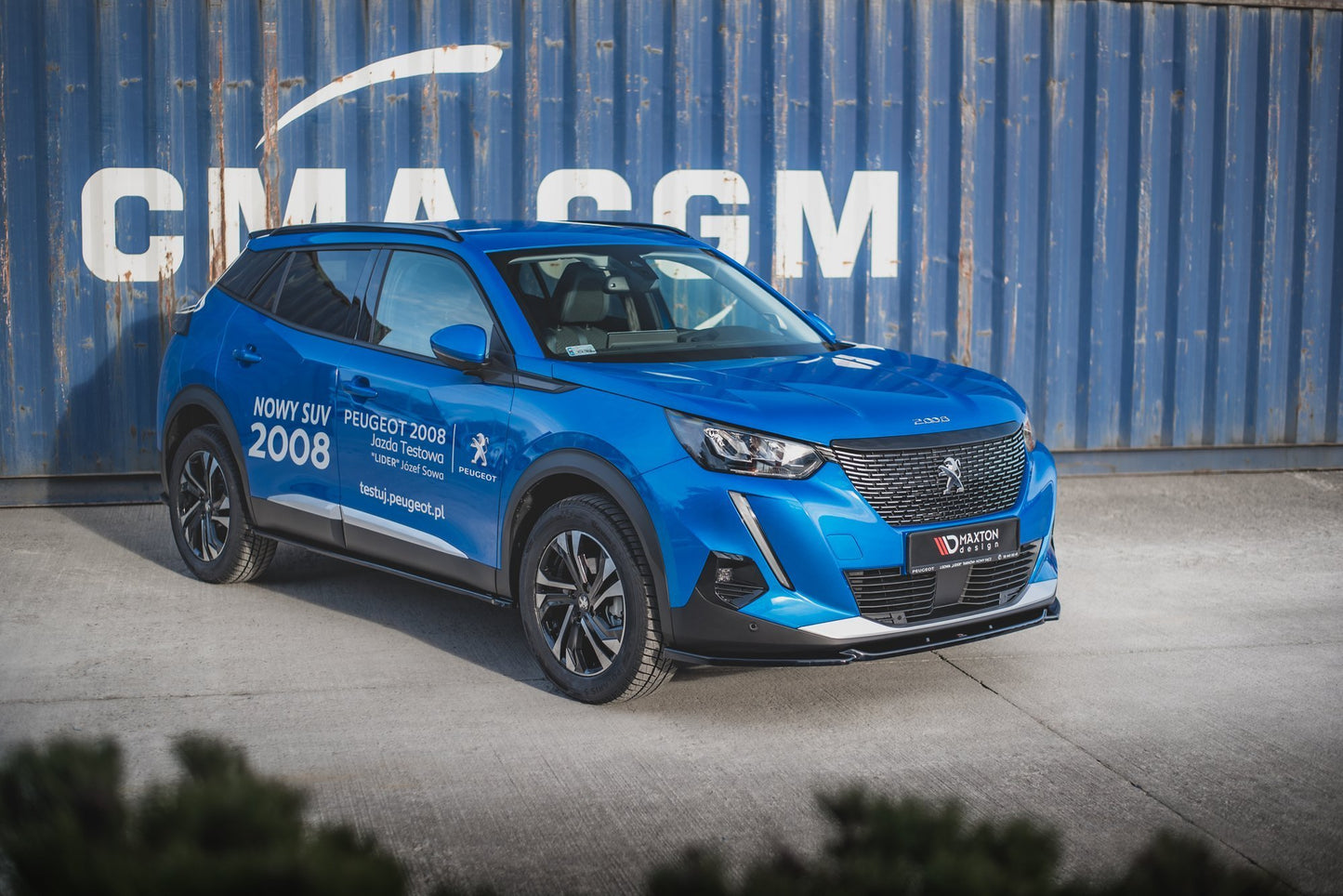 Street+ Seitenschweller Leisten passend für Peugeot 2008 Mk2 schwarz Hochglanz – Ansicht 5