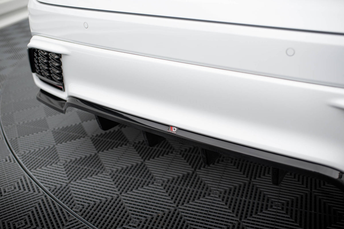 Street+ Mittlerer Diffusor RACE passend für Lexus RX F-Sport Mk5 schwarz Hochglanz – Ansicht 3