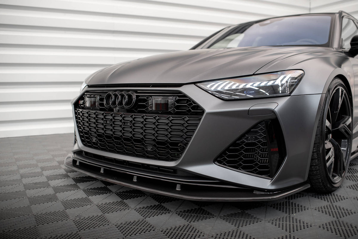 Set of Carbon Fiber Splitters Audi RS6 C8 schwarz matt – Ansicht 5