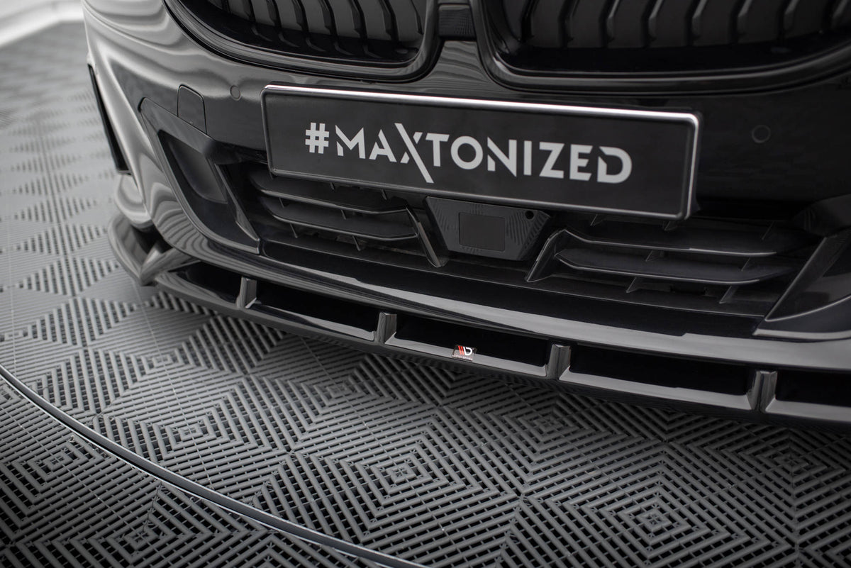 Street+ Spoilerlippe Front Ansatz V.2 passend für BMW 2 Coupe G42 schwarz Hochglanz – Ansicht 4