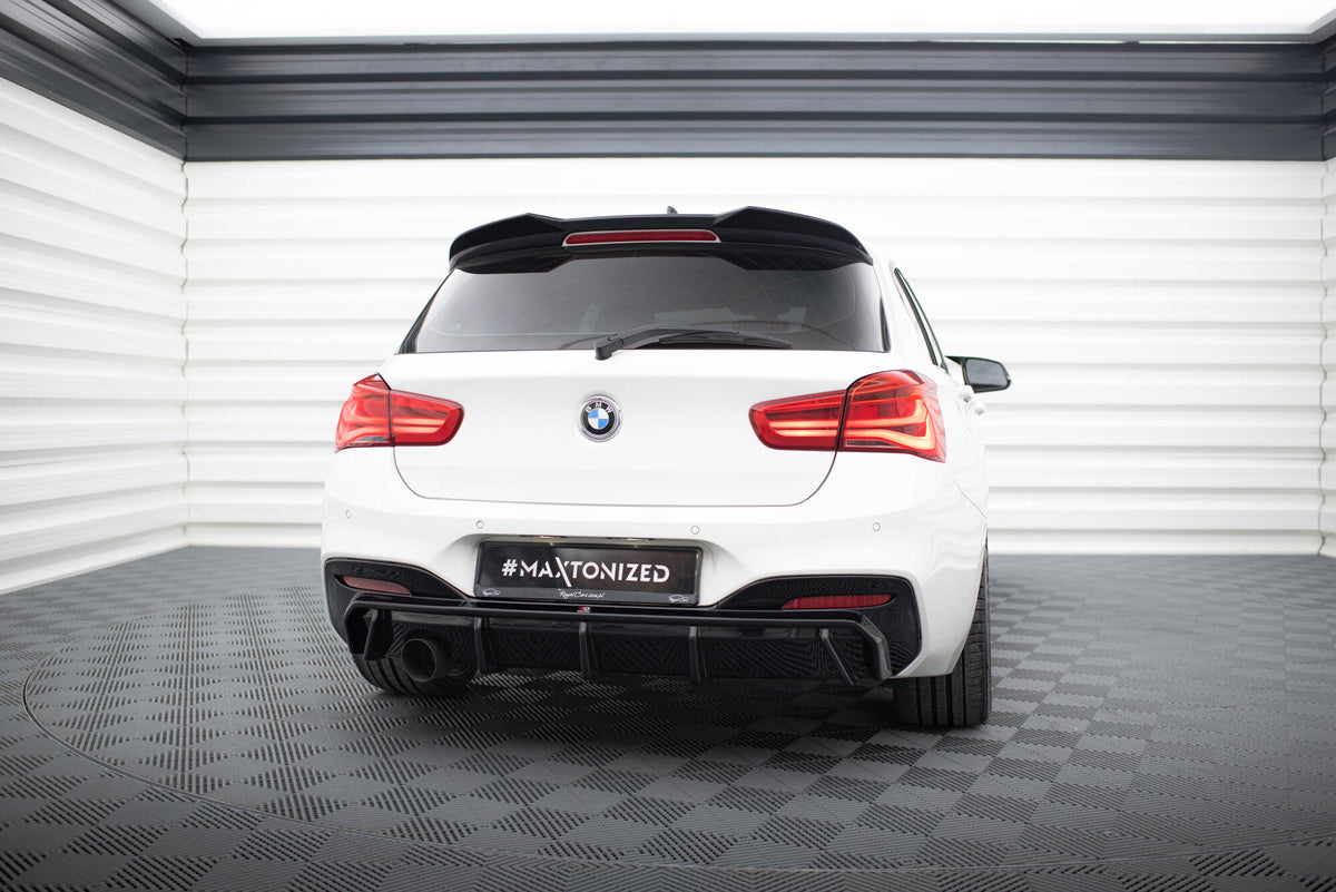 Diffusor Heck Ansatz V.3 passend für BMW 1er M-Paket F20 Facelift (Einzelauspuff li.) – Ansicht 1