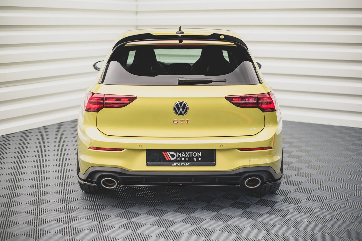 Heckansatz VW Golf GTI Clubsport Mk8 schwarz Hochglanz – Ansicht 4