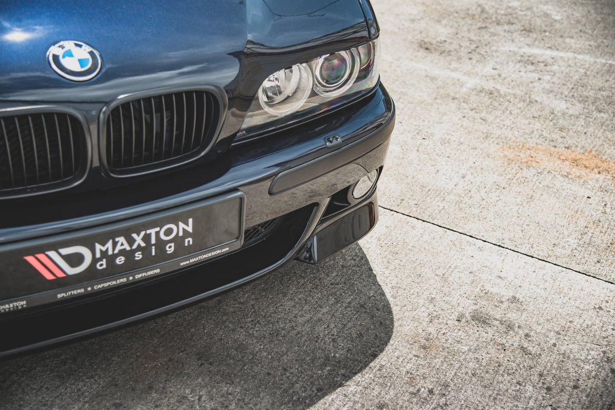 Street+ Spoilerlippe Front Ansatz passend für Seite BMW M5  / 5 M-Paket E39 schwarz Hochglanz – Ansicht 5