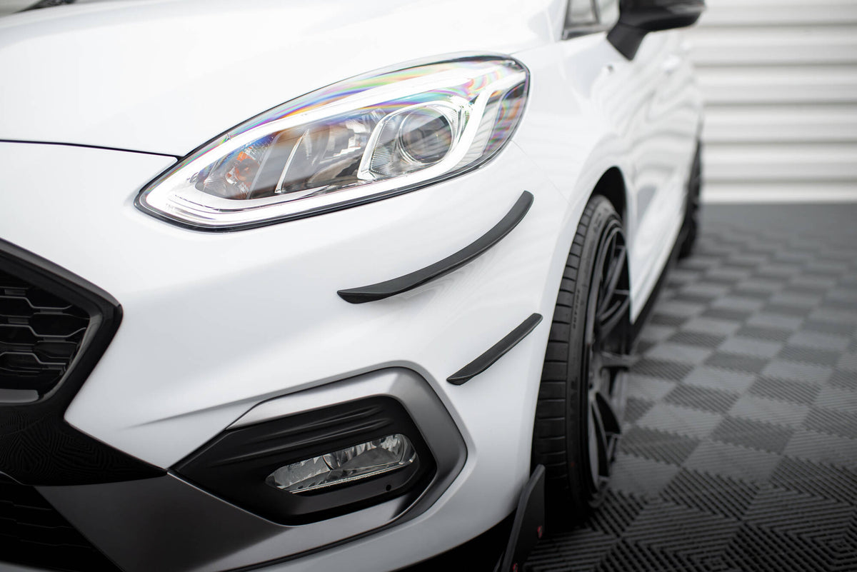 Stoßstangen Flaps Wings vorne Canards passend für V.3 Ford Fiesta Mk8 ST / ST-Line – Ansicht 5