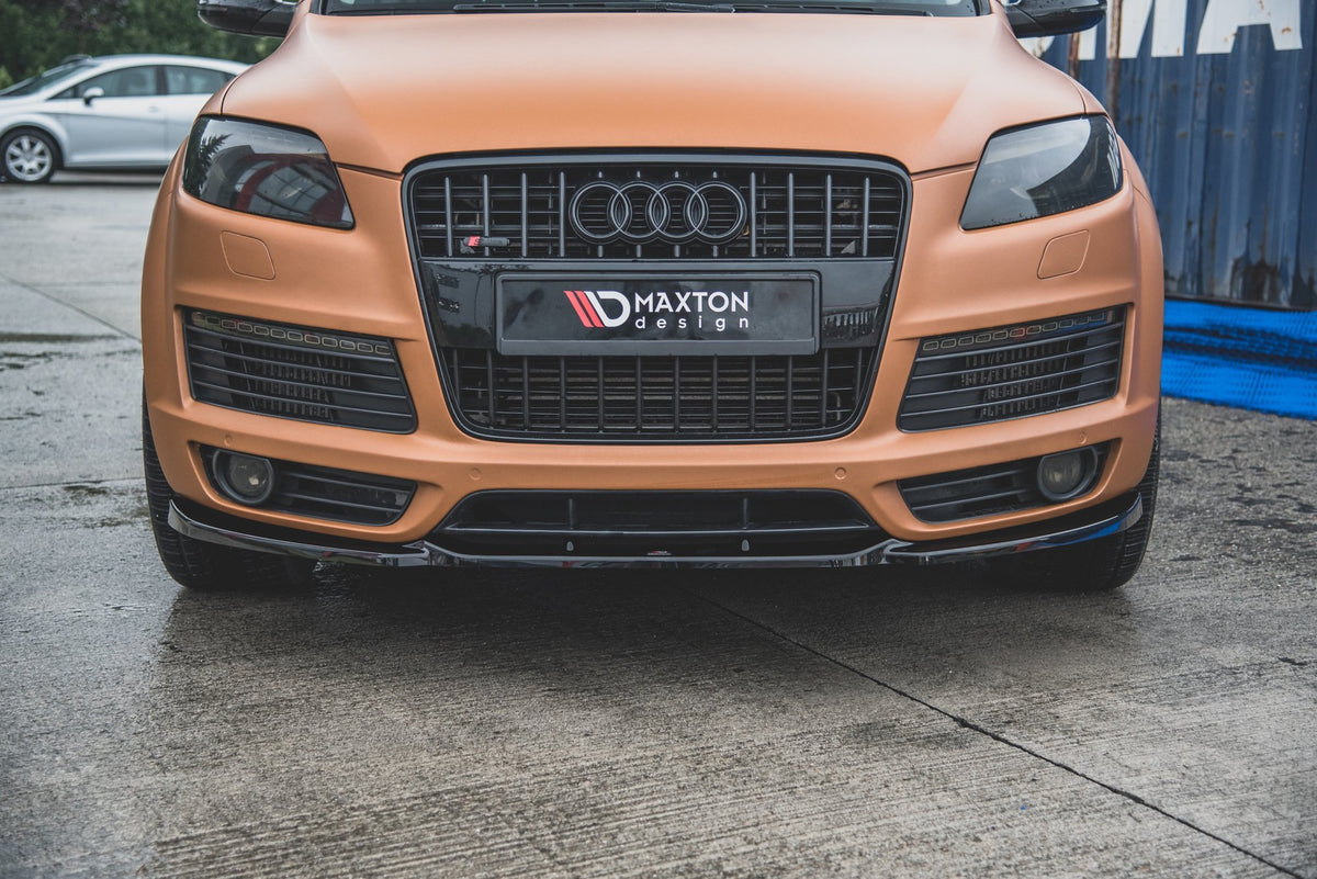 Street+ Spoilerlippe Front Ansatz passend für Audi Q7 S-Line Mk.1 schwarz Hochglanz – Ansicht 4
