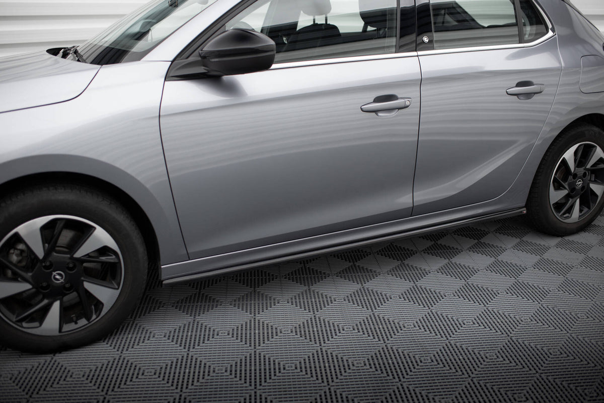 Street+ Seitenschweller Leisten passend für Opel Corsa F ( Mk6) schwarz Hochglanz – Ansicht 3
