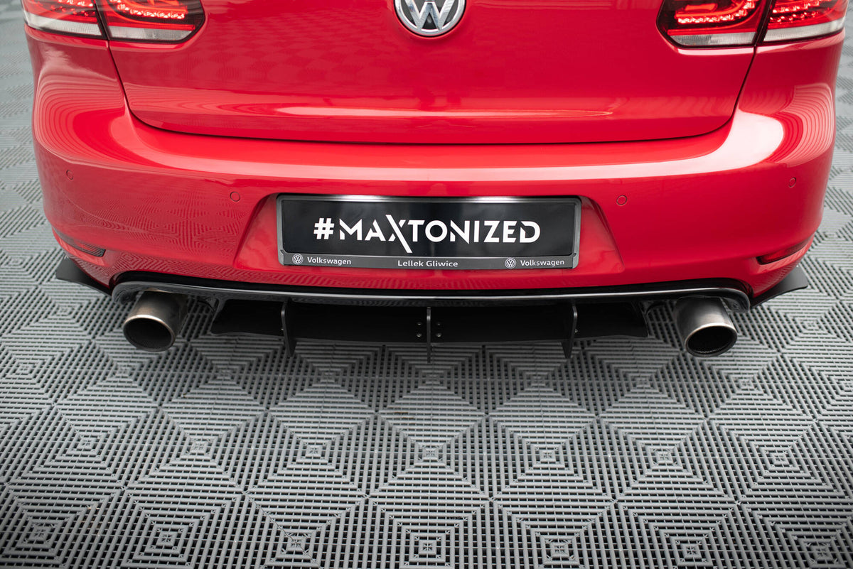 VW GOLF 6 GTI / 35TH Diffusor Heck Ansatz passend für Heckschürze passend für & Heck Ansatz Flaps Diffusor passend für – Ansicht 7