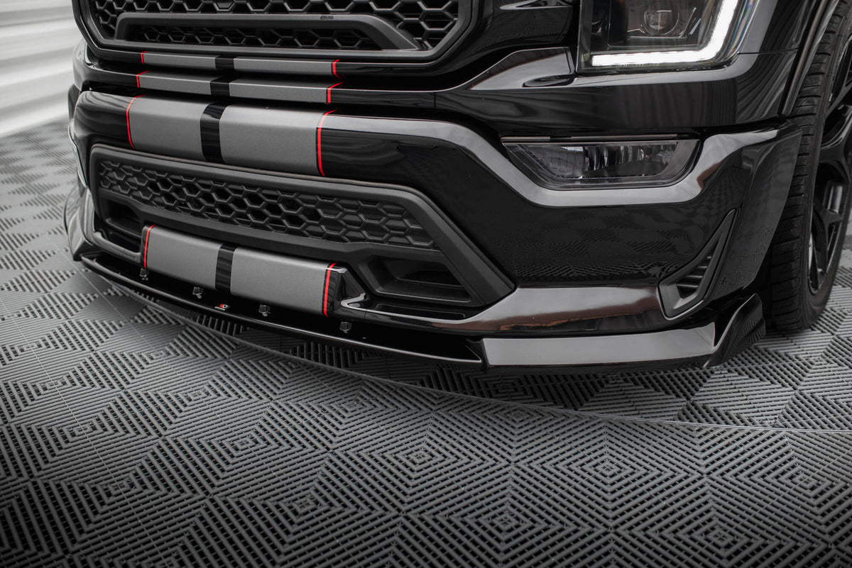 Street+ Spoilerlippe Front Ansatz passend für Shelby F150 Super Snake schwarz Hochglanz – Ansicht 5