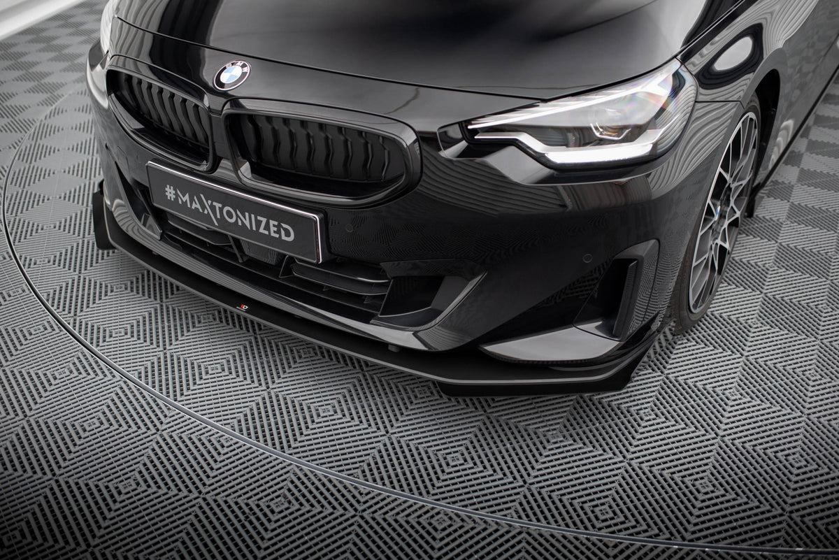 Front Stoßstange Flaps passend für BMW 2 Coupe G42 schwarz Hochglanz – Ansicht 3