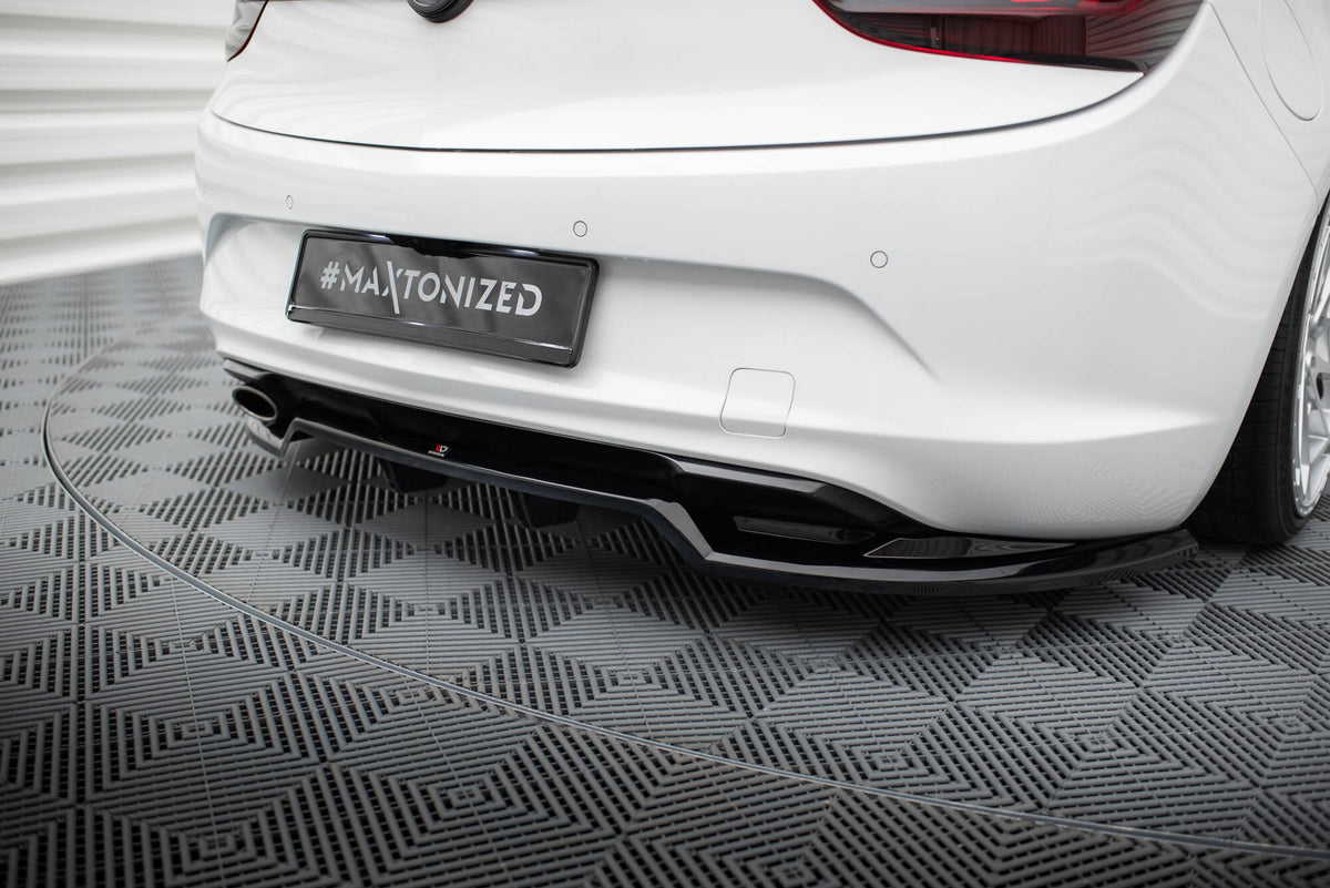 Street+ Mittlerer Diffusor RACE passend für Opel Cascada schwarz Hochglanz – Ansicht 1
