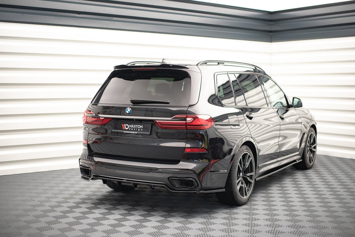 Street+ Mittlerer Diffusor RACE passend für BMW X7 M-Paket G07 schwarz Hochglanz – Ansicht 3