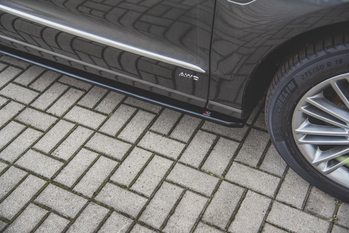 Street+ Seitenschweller Leisten passend für Ford S-Max Mk2 Facelift schwarz Hochglanz – Ansicht 1
