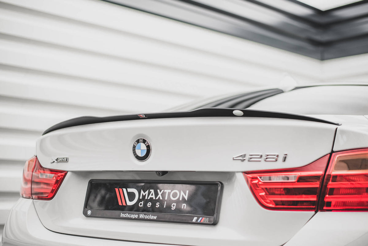 Heckspoiler Lippe BMW 4er F32 schwarz Hochglanz – Ansicht 4