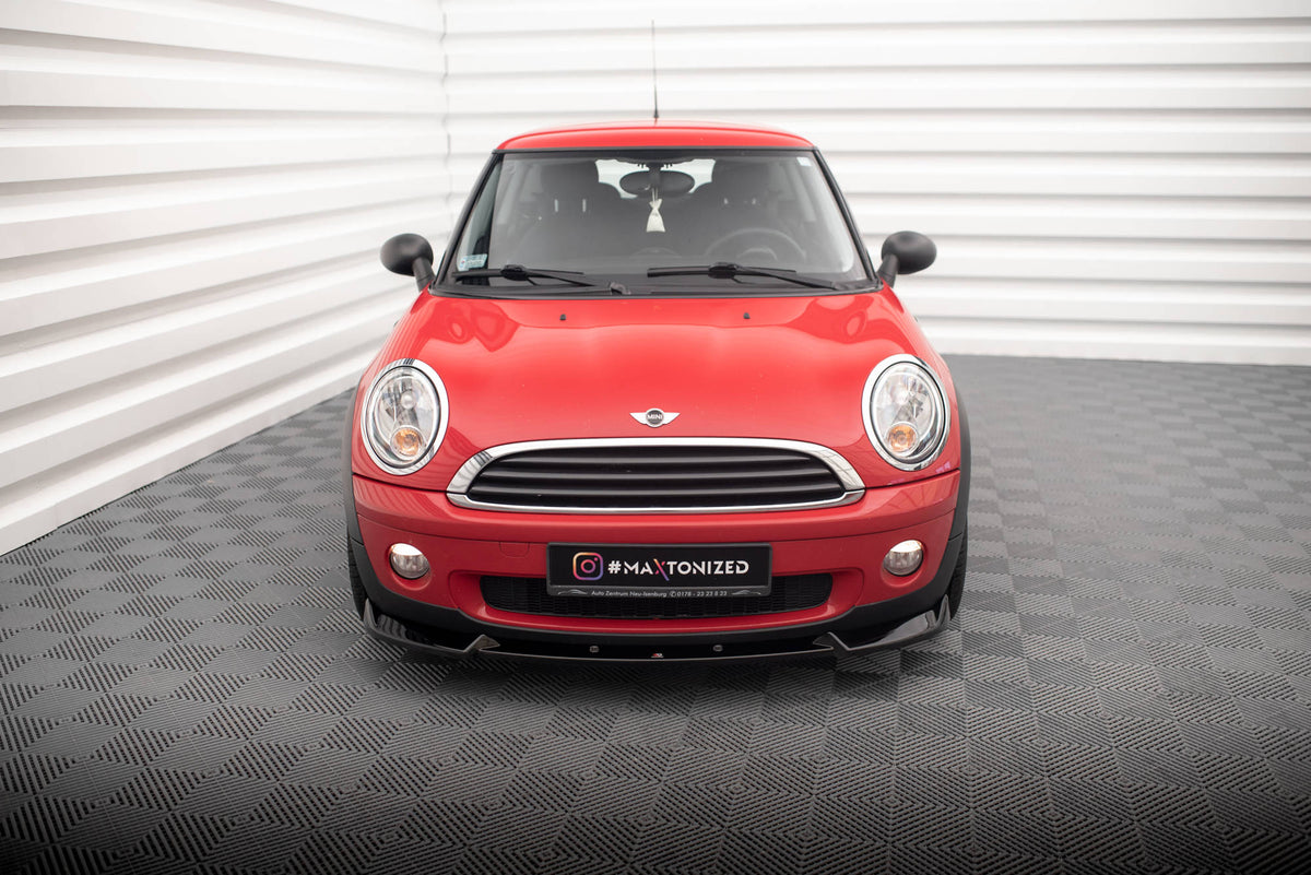 Street+ Spoilerlippe Front Ansatz passend für Mini One R56 schwarz Hochglanz – Ansicht 1