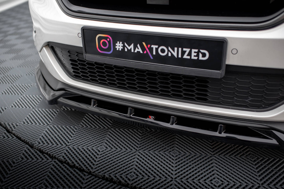 Street+ Spoilerlippe Front Ansatz passend für Ford Edge Sport Mk2 schwarz Hochglanz – Ansicht 4