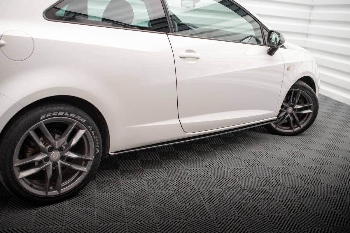 Street Pro Street+ Seitenschweller Leisten passend für Seat Ibiza Cupra Sport Coupe Mk4 – Ansicht 1
