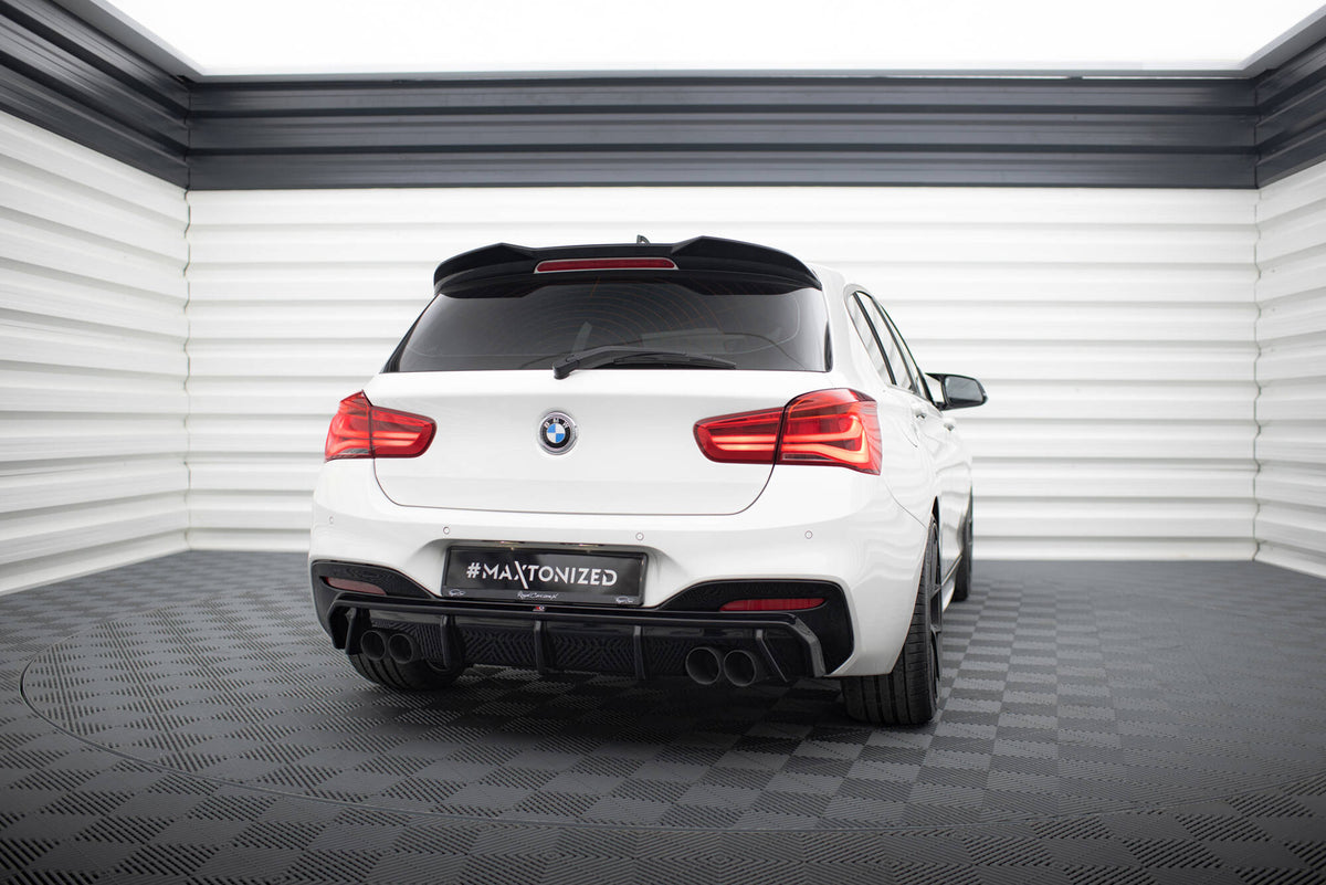 Diffusor Heck Ansatz V.3 passend für BMW 1er M-Paket / M140i F20 Facelift (Doppelauspuff li. re.) – Ansicht 3