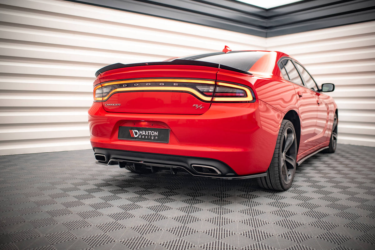 Heckspoiler Lippe Paket Dodge Charger RT Mk7 Facelift schwarz Hochglanz – Ansicht 7