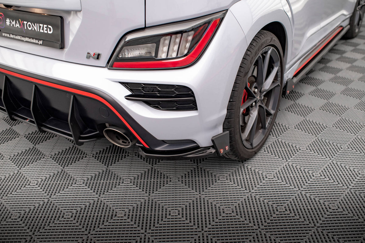 Heck Ansatz Flaps Diffusor V.1 + Flaps passend für Hyundai Kona N Mk1 – Ansicht 3