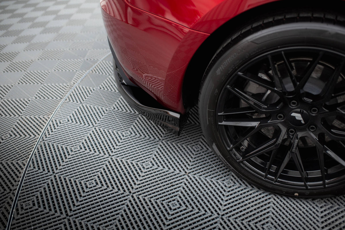 Street+ Mittlerer Diffusor RACE passend für V.1 Tesla Model 3 Project HighlandFacelift schwarz Hochglanz – Ansicht 5